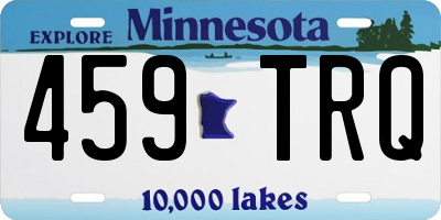 MN license plate 459TRQ