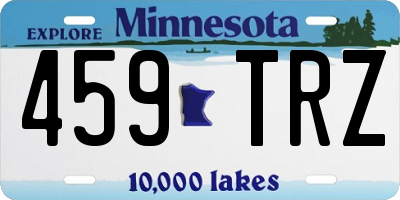 MN license plate 459TRZ