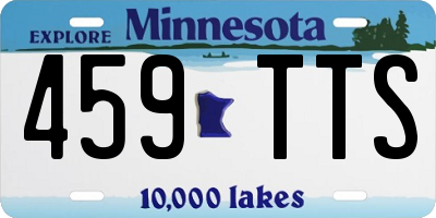 MN license plate 459TTS