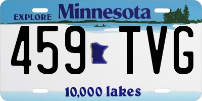 MN license plate 459TVG