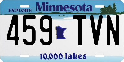 MN license plate 459TVN