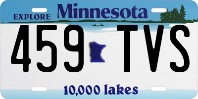MN license plate 459TVS
