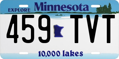 MN license plate 459TVT