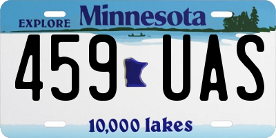 MN license plate 459UAS