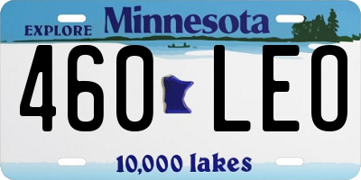 MN license plate 460LEO