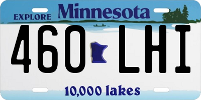 MN license plate 460LHI