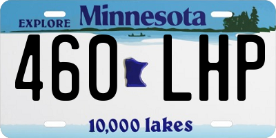 MN license plate 460LHP