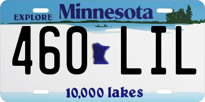 MN license plate 460LIL