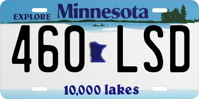 MN license plate 460LSD