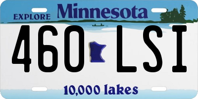 MN license plate 460LSI