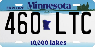 MN license plate 460LTC