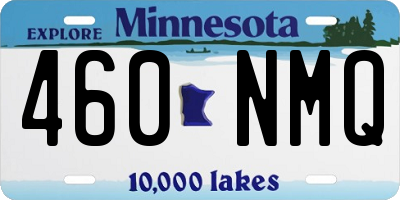 MN license plate 460NMQ