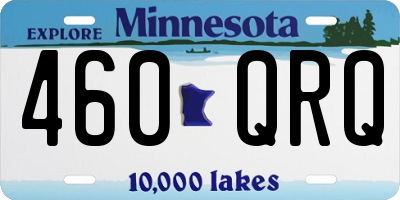 MN license plate 460QRQ