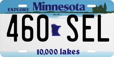 MN license plate 460SEL