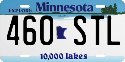 MN license plate 460STL