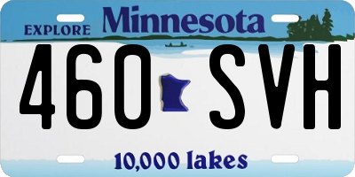 MN license plate 460SVH