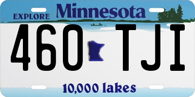 MN license plate 460TJI
