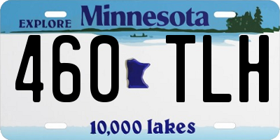 MN license plate 460TLH