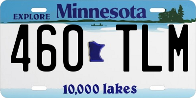 MN license plate 460TLM