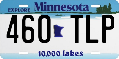 MN license plate 460TLP