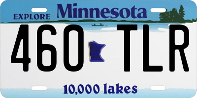 MN license plate 460TLR