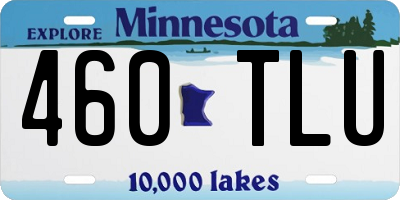 MN license plate 460TLU