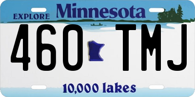 MN license plate 460TMJ