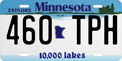 MN license plate 460TPH
