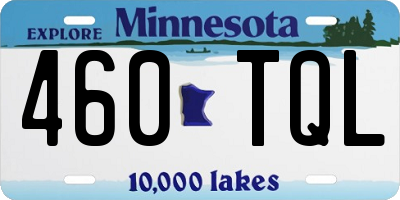 MN license plate 460TQL