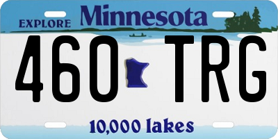 MN license plate 460TRG