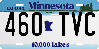 MN license plate 460TVC