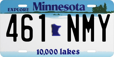 MN license plate 461NMY
