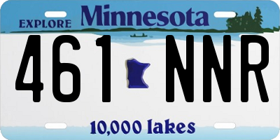 MN license plate 461NNR