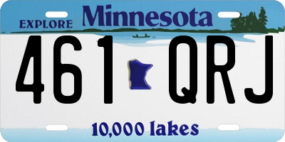MN license plate 461QRJ