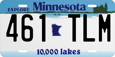 MN license plate 461TLM