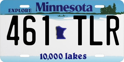 MN license plate 461TLR