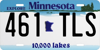 MN license plate 461TLS