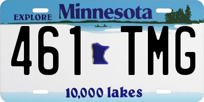 MN license plate 461TMG