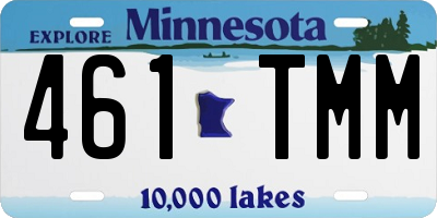 MN license plate 461TMM