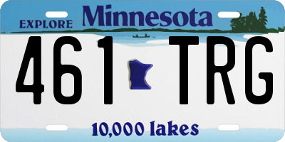 MN license plate 461TRG