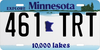 MN license plate 461TRT