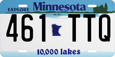 MN license plate 461TTQ