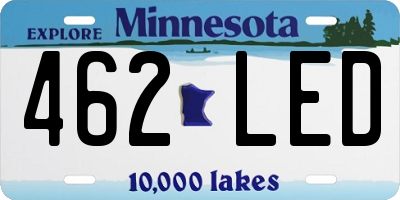 MN license plate 462LED