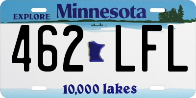 MN license plate 462LFL