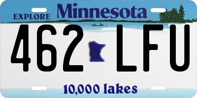 MN license plate 462LFU