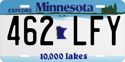 MN license plate 462LFY