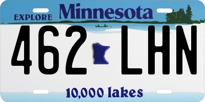 MN license plate 462LHN