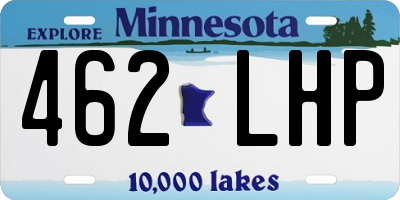 MN license plate 462LHP