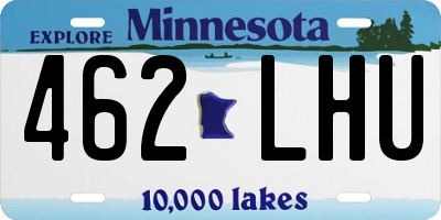 MN license plate 462LHU