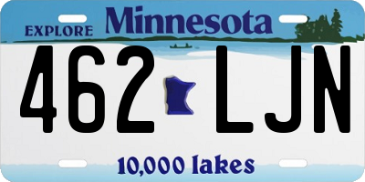 MN license plate 462LJN